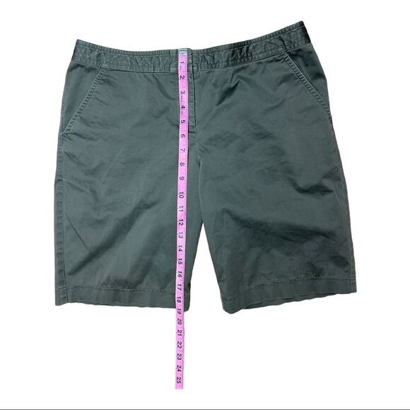 Tommy Bahama Shorts Womens 8 Olive Green Bermuda Walking Spandex  Designer - Picture 5 of 7